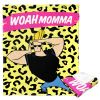 Cartoon Network's Johnny Bravo Silk Touch Throw Blanket, 50" x 60", Woah Mama