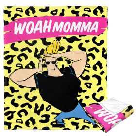 Cartoon Network's Johnny Bravo Silk Touch Throw Blanket, 50" x 60", Woah Mama