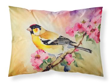 Goldfinch Standard Pillowcase Lightweight Super Soft Easy Care Decorative Artwork Pillowcase, Standard