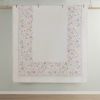 Floral Reversible Cotton Duvet Cover Set with Throw Pillow