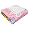 Hasbro Candyland Silk Touch Throw Blanket, 50" x 60", Perfectly Sweet