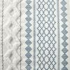 Cotton Printed Duvet Cover Set with Chenille