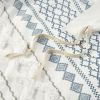 Cotton Printed Duvet Cover Set with Chenille