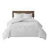 3 Piece Cotton Waffle Weave Duvet Cover Set
