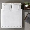 3 Piece Cotton Waffle Weave Duvet Cover Set