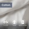 3 Piece Cotton Waffle Weave Duvet Cover Set
