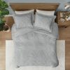 Embroidered Medallion Faux Fur Ultra Plush Comforter Mini Set