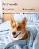 ZonLi Z-Magic Cooling Comforter, Hypoallergenic Bamboo Viscose, Lightweight Breathable Soft Summer Blanket for Hot Sleepers