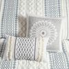 Cotton Printed Duvet Cover Set with Chenille