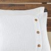 3 Piece Cotton Waffle Weave Duvet Cover Set