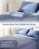 ZonLi Z-Magic Cooling Comforter King/California King, Hypoallergenic Bamboo Viscose, Lightweight Breathable Soft Summer Blanket for Hot Sleepers