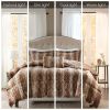 4PC Faux Fur Comforter Set