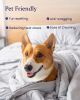 ZonLi Z-Magic Cooling Comforter King/California King, Hypoallergenic Bamboo Viscose, Lightweight Breathable Soft Summer Blanket for Hot Sleepers
